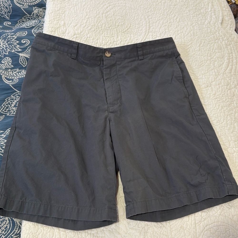 MENS VINEYARD VINES GRAY CLUB SHORT - SIZE 34